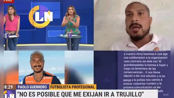 Paolo Guerrero protagonizó tenso momento en entrevista cuando hablaba de su situación con la UCV