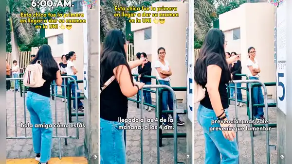 Postulante a la UNI llega a las 4 a. m. para dar su examen: “Más vale prevenir que lamentar”