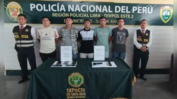 PNP detiene a presuntos barristas tras balacera que dejó 2 menores heridos: se incautó arma de fuego