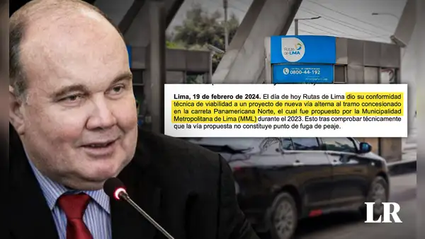 Rutas de Lima aprueba propuesta de vía alterna de López Aliaga en la Panamericana Norte