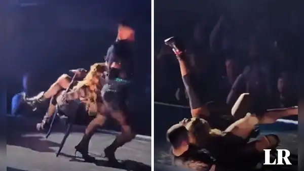 Así fue el accidente de Madonna en el que un bailarín la tiró al suelo en su show de Seattle