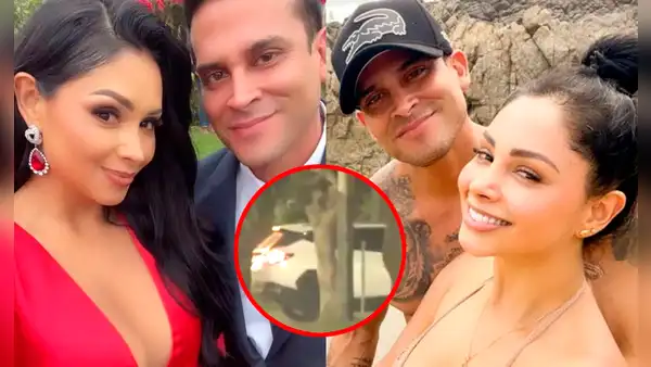 Christian Domínguez pasó la noche en el departamento donde vivía con Pamela Franco