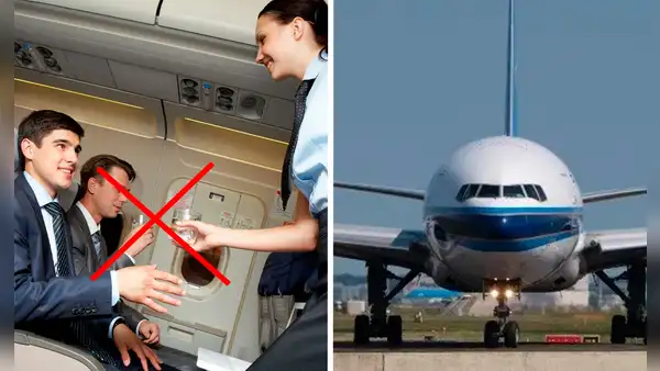 Azafata revela el impactante motivo por el que no debes tomar agua, café o té durante un viaje en avión