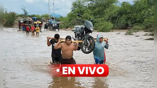 Lluvias en Perú HOY, EN VIVO: huaicos causan estragos en Piura y Moquegua