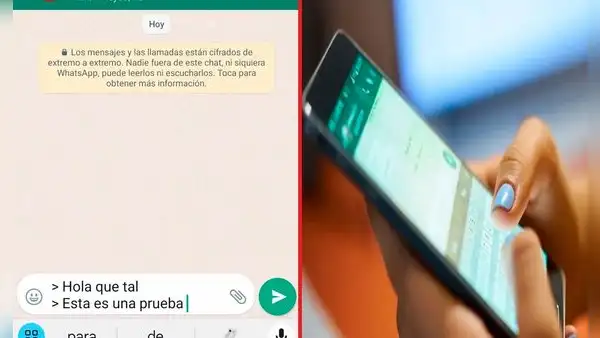WhatsApp: ¿qué pasa si escribes el signo '>' antes de enviar un mensaje a tus amigos?