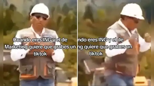 Ingeniero peruano se molesta en plena grabación de comercial: “Que salga como sea, yo no soy actor”