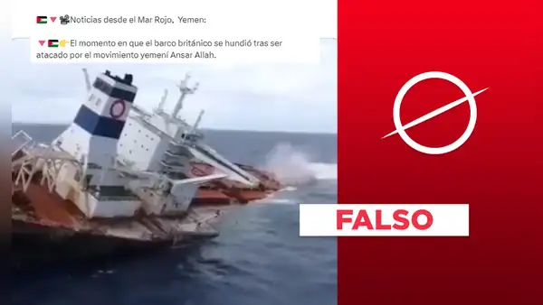 Video no presenta a barco británico atacado recientemente por movimiento yemení