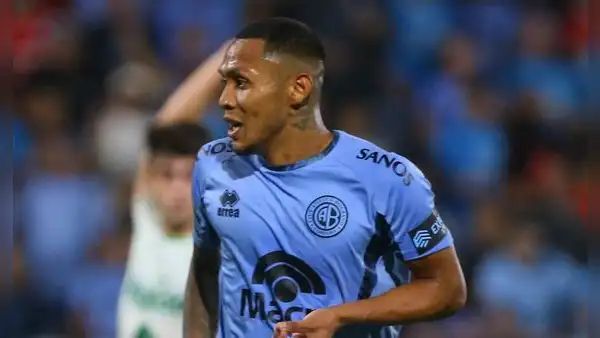 Belgrano 'bautizó' a Bryan Reyna con un peculiar apodo tras anotar en el clásico ante Talleres