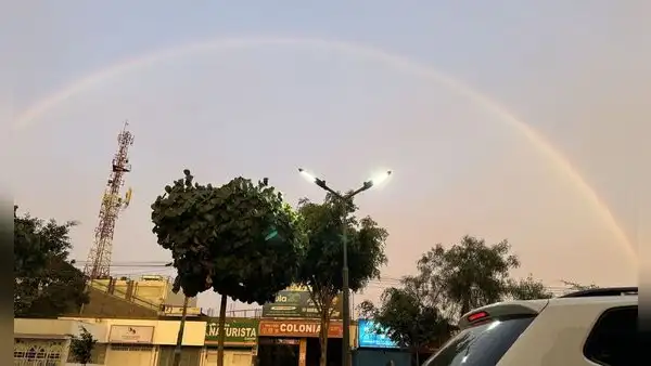 Arcoíris en Lima sorprende a vecinos en diversos distritos de la capital tras lluvia