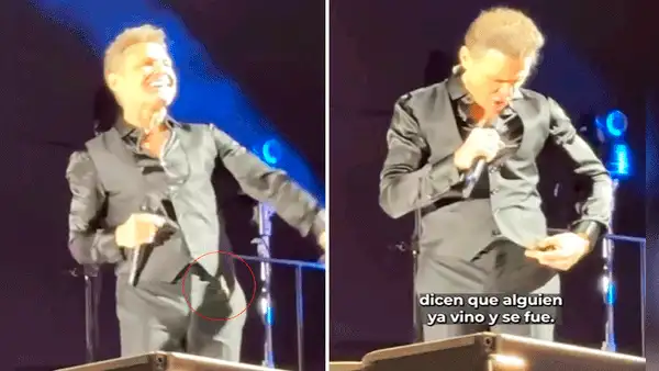 Grillo sorprende a Luis Miguel en pleno concierto en México y usuarios bromean: “Es la incondicional”