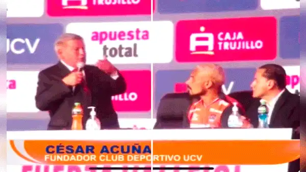 César Acuña en presentación de Paolo Guerrero: “Los grandes acuerdos se logran poniéndonos de acuerdo”
