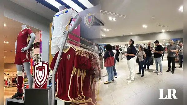 Locura por la Vinotinto: así están las largas colas para comprar la camiseta oficial de la selección