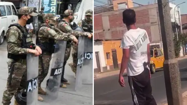Trujillo: en pleno estado de emergencia captan a hombre caminando con arma de fuego por las calles