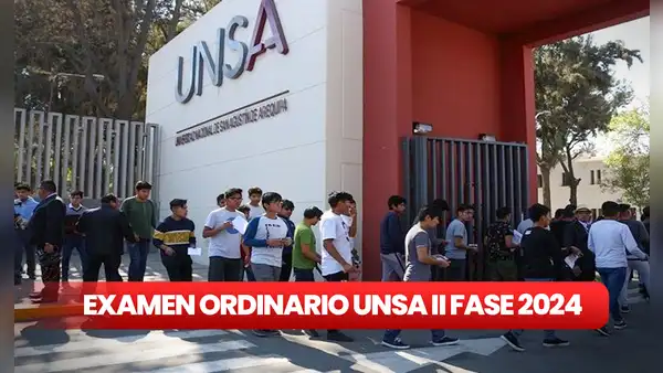 Examen ordinario UNSA II Fase 2024: ¿cuántas vacantes ofrece por carrera y hasta cuándo puede inscribirse?