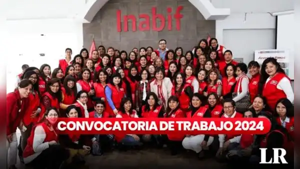 ¡Trabaja en Lima, Arequipa y más! Inabif ofrece más de 400 empleos con sueldos de hasta S/4.000