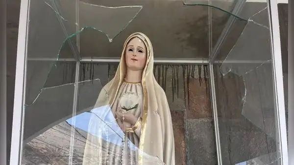 La Molina: delincuentes destruyen imágenes de la virgen de Fátima y del apóstol Santiago