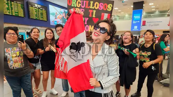 Ruby Palomino regresa al Perú entre aplausos y respalda a Lita Pezo: “Lo hemos dado todo”