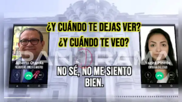 Audio confirma que Alberto Otárola facilitó contratos a su amiga: "¿Y cuándo te dejas ver?"