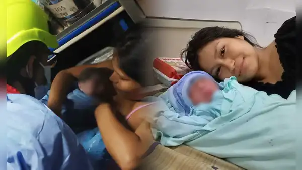 Bebé nace en ambulancia de bomberos en Iquitos: "Gracias a ellos mi hijo está sano y salvo"
