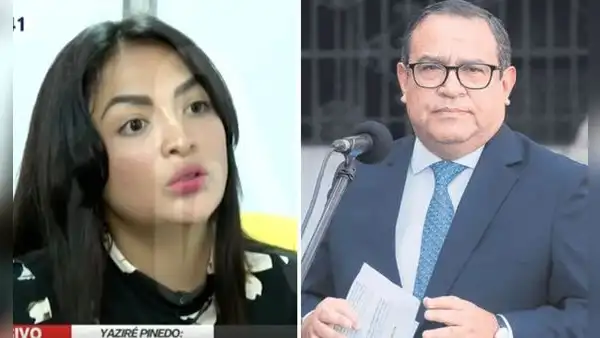 Yaziré Pinedo aparece en TV y asegura que audio con Otárola es un complot organizado por Martín Vizcarra
