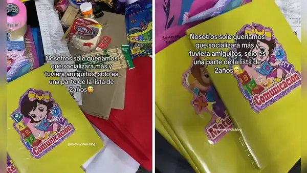 Padres muestran toda la lista que le pidieron a su hija de 2 años en nido: “No pensé gastar tanto”
