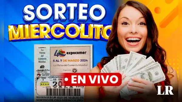 Lotería de Panamá HOY: sigue EN VIVO los resultados del 'Miercolito de Oro' del 6 de marzo
