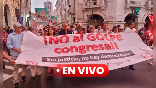 Marchas contra el Congreso: protestan por JNJ y ley antiforestal, y piden retiro de AFP