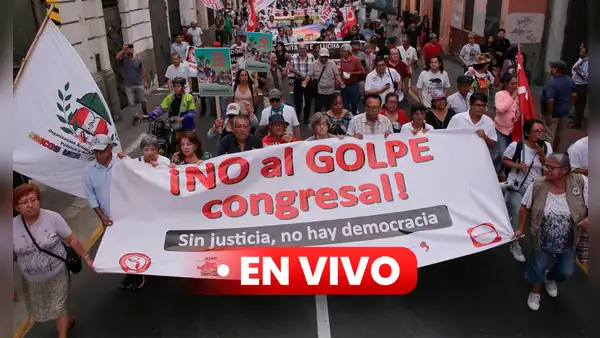 Marchas contra el Congreso: protestan por JNJ y ley antiforestal, y piden retiro de AFP