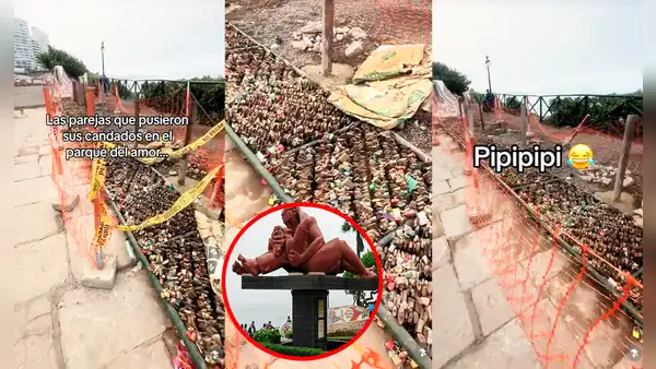 Retiran candados del amor en parque de Miraflores y en redes bromean: “Se viene la ola de solteros”