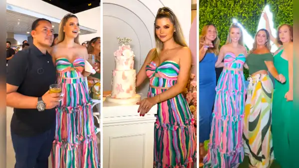 Brunella Horna: así fue su lujosa fiesta de cumpleaños en la que hubo gran sorpresa de Richard Acuña