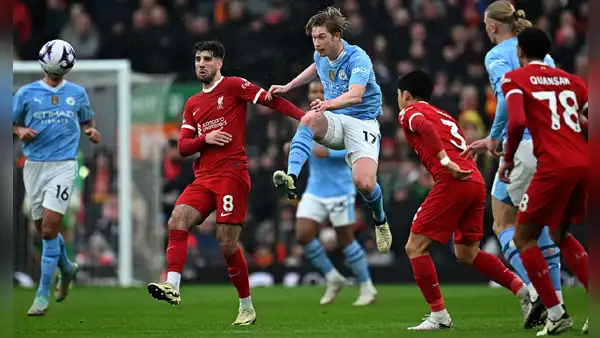 ¡Partidazo! Liverpool igualó 1-1 con Manchester City y no pudo tomar la punta de la Premier League