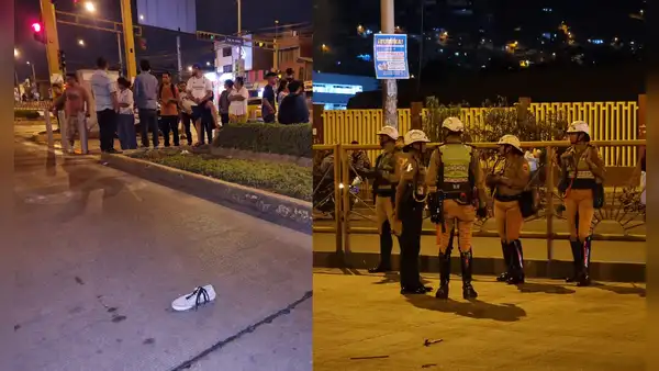 Policía manejaba camioneta que arrolló a dos jóvenes: conductor invadió carril del Metropolitano