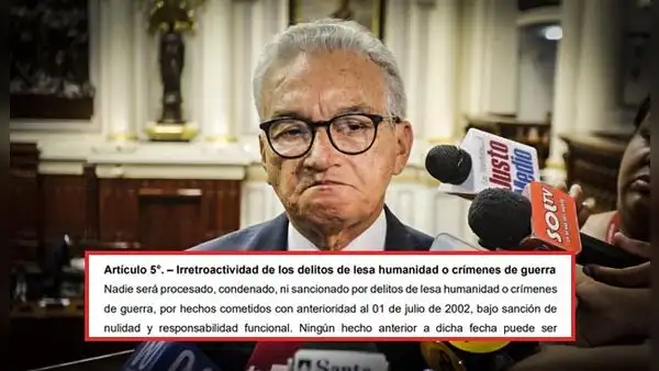 Aguinaga está denunciado por las esterilizaciones forzadas y votó a favor de ley de impunidad
