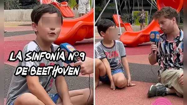 Niño es fan de la música de Beethoven y lanza dura crítica sobre el reguetón: "Todo es lo mismo"
