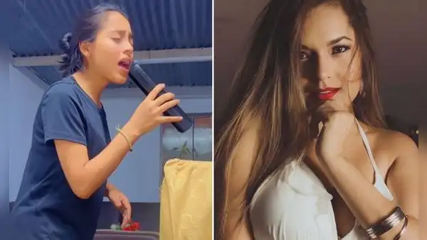 Peruana sorprende al cantar cumbia de Corazón Serrano: así reaccionó Lesly Águila al escucharla