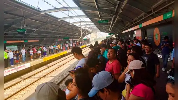Línea 1 del Metro de Lima: reportan avería de tren eléctrico en la estación Los Jardines