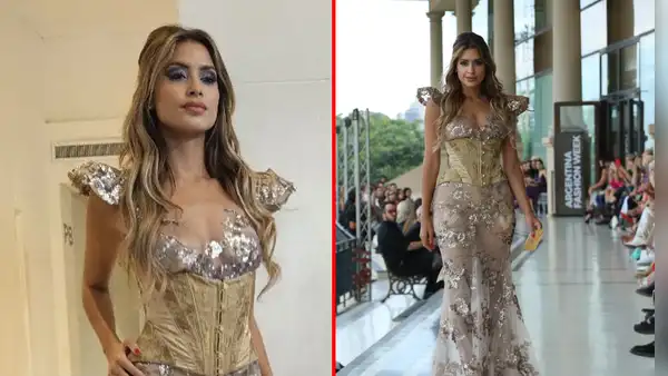 Milett Figueroa brilló como modelo en la Argentina Fashion Week: así fue su desfile en pasarela