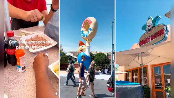 Peruano visita Universal Studios en Orlando y lleva arroz con atún para almorzar: “Resolvió”