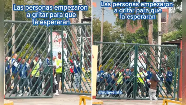 Postulante a San Marcos corre con desesperación para llegar a tiempo, pero vigilante le cierra la puerta