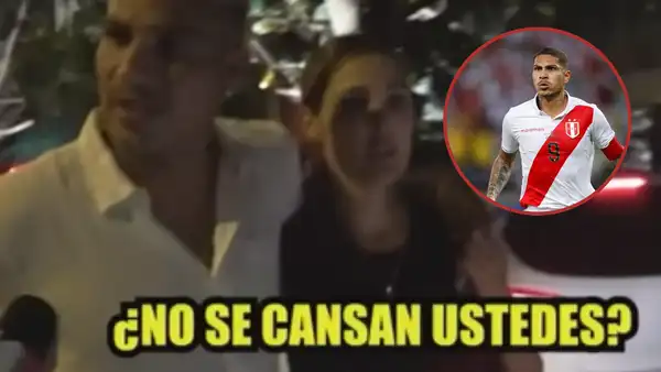 Paolo Guerrero encara a reportero que lo grabó con Ana Paula Consorte en Lima: "¿No te cansas?"