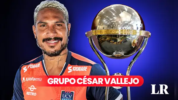 ¡Paolo Guerrero al grupo A! César Vallejo ya conoce a sus rivales para la Copa Sudamericana