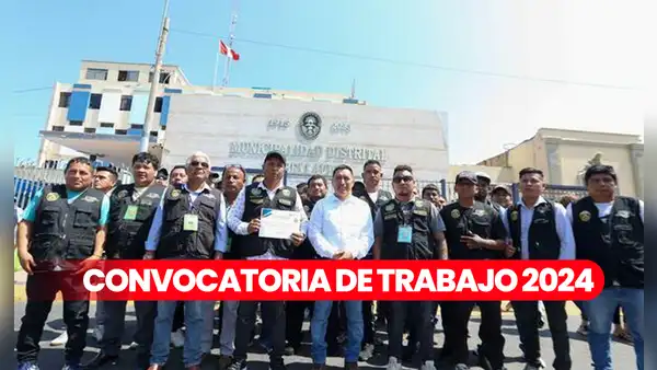 ¿Necesitas trabajo? Únete a la Municipalidad de Bellavista, SUELDOS hasta S/3.300
