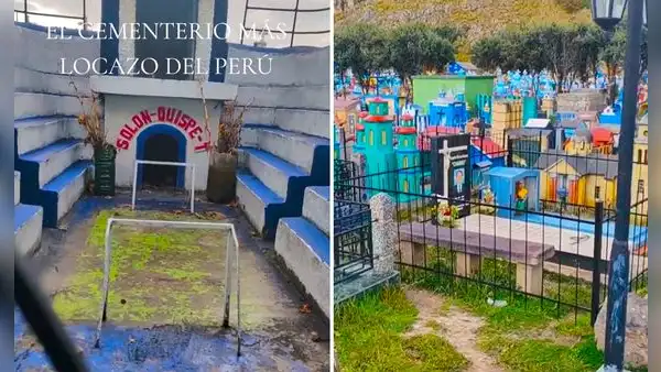 Peruano sorprende al mostrar el cementerio más excéntrico: “Tiene un mini-Matute”