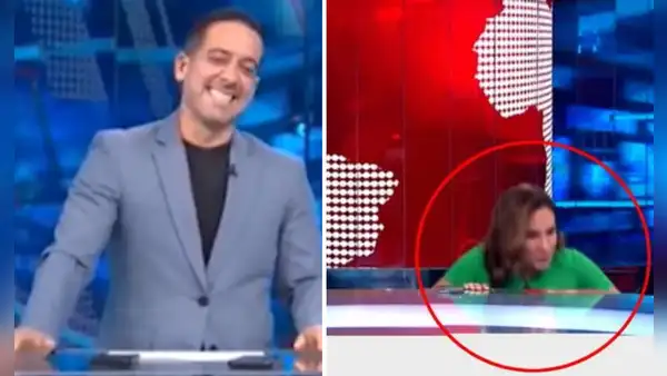Óscar del Portal y su irónico comentario tras caída de Alvina Ruiz: “Agárrense bien”