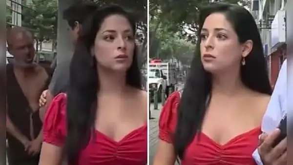 Hombre acosa a la actriz Andrea Luna mientras brindaba una entrevista en vivo para TV