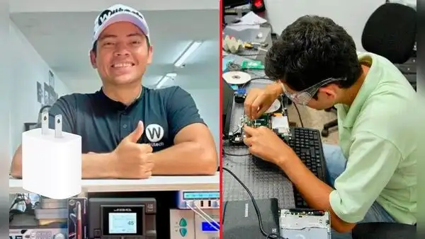 Wiltech: técnico de celulares abre cargador de iPhone pirata y revela por qué no debes usarlos