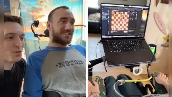 Elon Musk muestra al primer paciente con chip cerebral de Neuralink jugando ajedrez con su mente