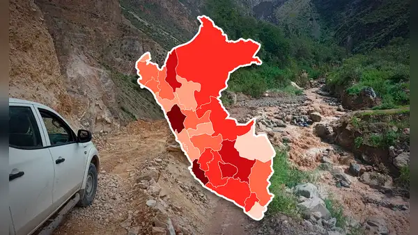 Lluvias intensas y descargas eléctricas en 14 regiones del Perú del 22 al 24 de marzo: ¿cuáles son?