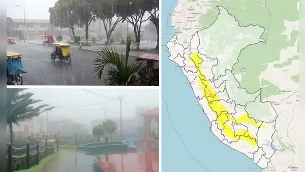 Senamhi advierte fuertes lluvias, nieve y granizo hasta el 24 de marzo en Lima y 17 regiones: ¿cuáles son?