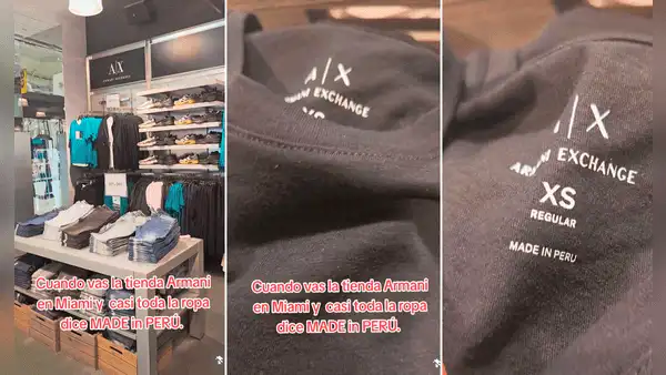Peruano va a exclusiva tienda de ropa en Miami y queda sorprendido al ver que casi todo dice ‘Made in Perú’